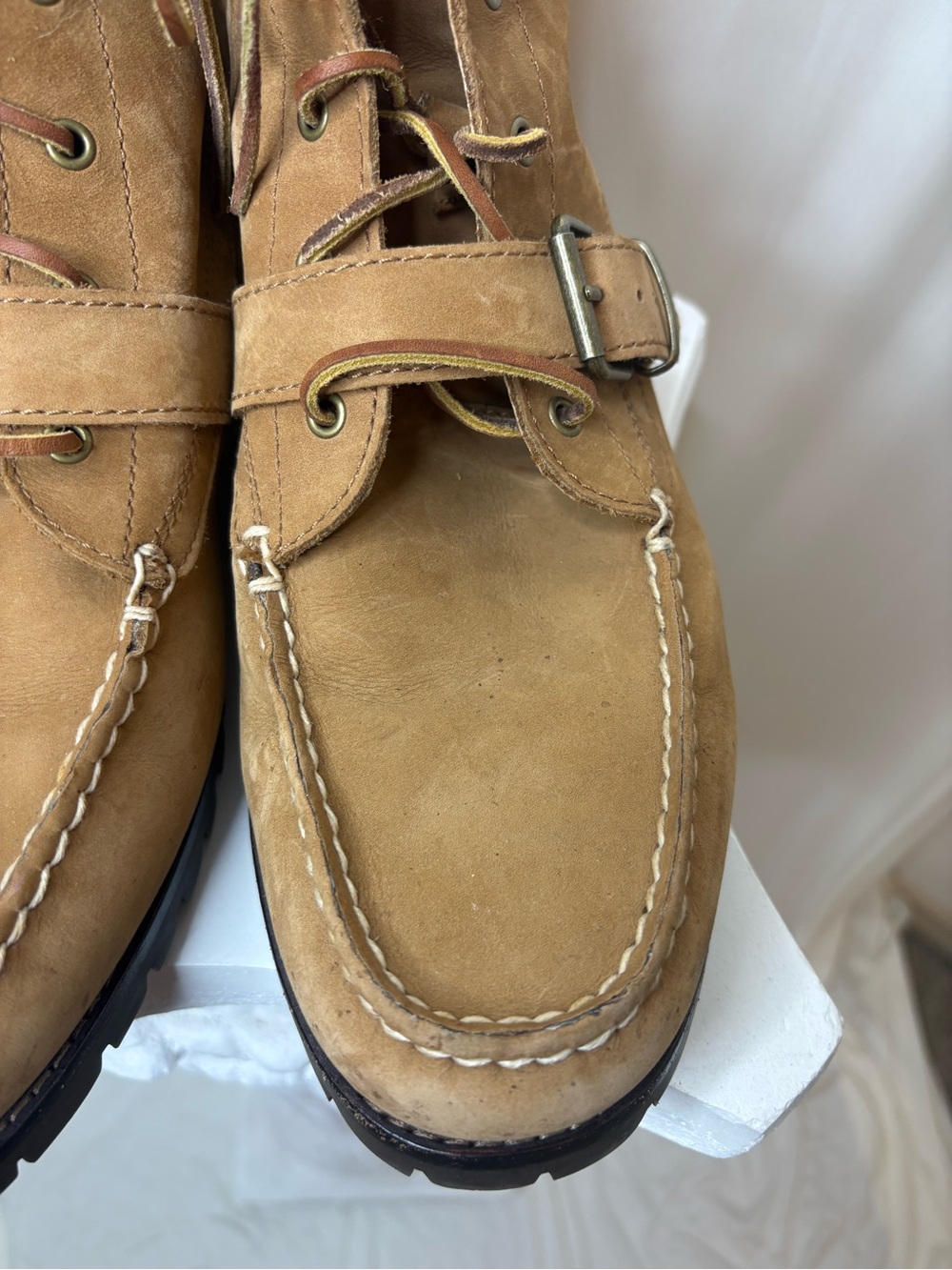 Polo by Ralph Lauren Chestnut Tan Leather - Picture 5 of 8